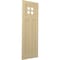 Ekena Millwork True Fit PVC San Antonio Mission Style Fixed Mount Shutters, Natural Twine, 12W x 73H, PR TFP001ST12X073NT - alternate 7